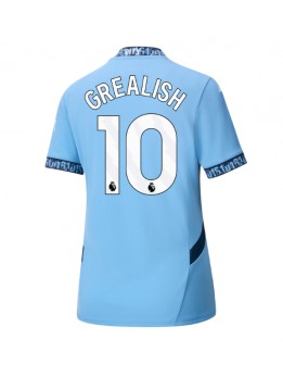 Billige Manchester City Jack Grealish #10 Hjemmedrakt Dame 2024-25 Kortermet